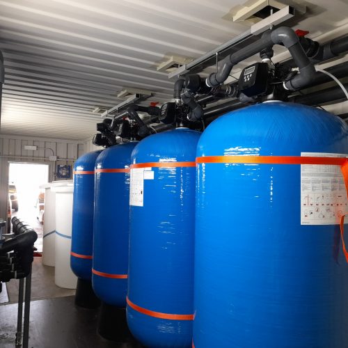 sistema descalcificación para agua de pozo en industria maderera